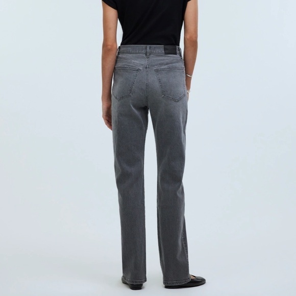 Madewell The '90s Straight Jean in Burwick Wash: Cross-Tab Edition burwick - Picture 4 of 6